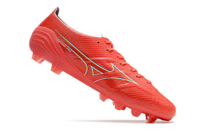 Mizuno Alpha Made in Japan FG Low-Tops Soccer Cleats - Red/Yelllow/Blue