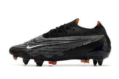 Nike Phantom GX Elite SG Low-Tops Soccer Cleats - Black/Grey/White