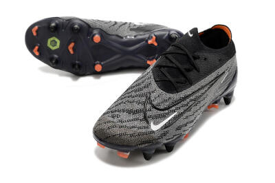 Nike Phantom GX Elite SG Low-Tops Soccer Cleats - Black/Grey/White
