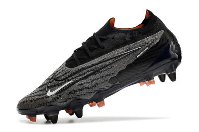 Nike Phantom GX Elite SG Low-Tops Soccer Cleats - Black/Grey/White