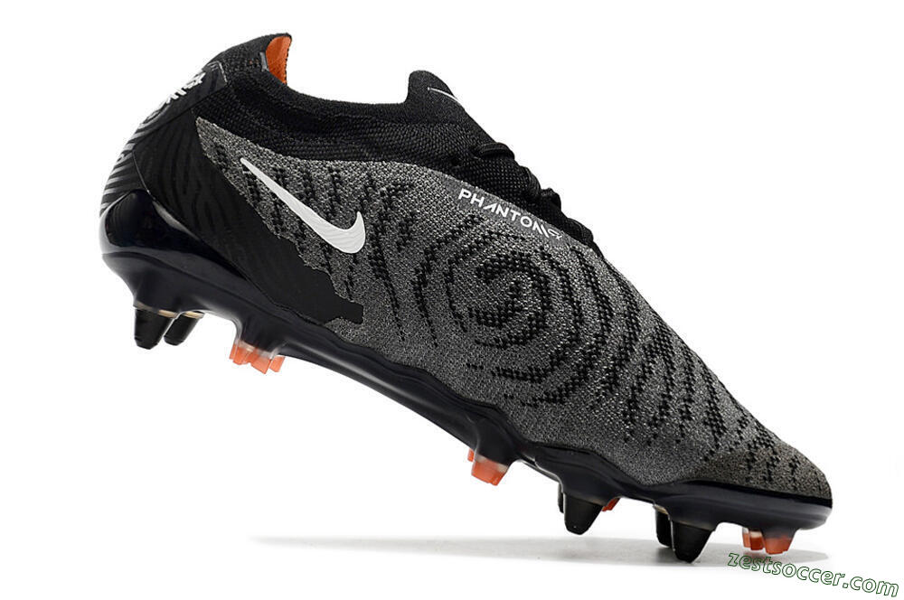 Nike Phantom GX Elite SG Low-Tops Soccer Cleats - Black/Grey/White 5