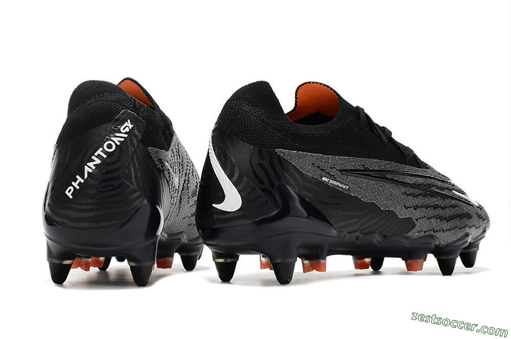 Nike Phantom GX Elite SG Low-Tops Soccer Cleats - Black/Grey/White 6