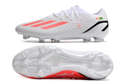 Adidas X Speedportal.1 Brazil FG Low-Tops Soccer Cleats - White/Orange/Black