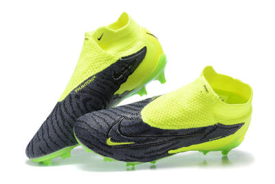 Nike Phantom GX Elite DF FG High-Tops Soccer Cleats - Yellow/Black