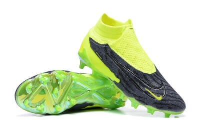 Nike Phantom GX Elite DF FG High-Tops Soccer Cleats - Yellow/Black