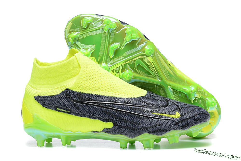 Nike Phantom GX Elite DF FG High-Tops Soccer Cleats - Yellow/Black 0