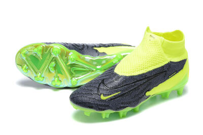 Nike Phantom GX Elite DF FG High-Tops Soccer Cleats - Yellow/Black