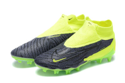 Nike Phantom GX Elite DF FG High-Tops Soccer Cleats - Yellow/Black