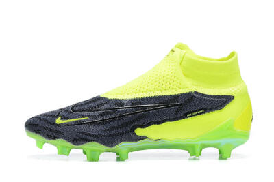 Nike Phantom GX Elite DF FG High-Tops Soccer Cleats - Yellow/Black