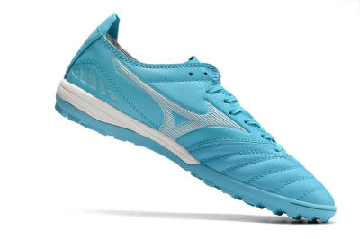 Mizuno WAVE CUP Classic TF Low-Tops Soccer Shoes - Blue/Grey/White