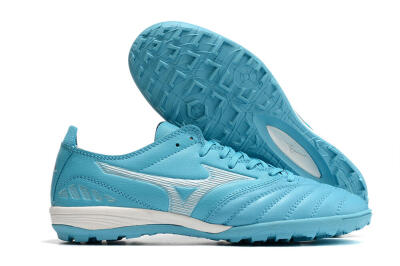 Mizuno WAVE CUP Classic TF Low-Tops Soccer Shoes - Blue/Grey/White