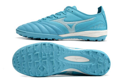 Mizuno WAVE CUP Classic TF Low-Tops Soccer Shoes - Blue/Grey/White