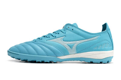 Mizuno WAVE CUP Classic TF Low-Tops Soccer Shoes - Blue/Grey/White
