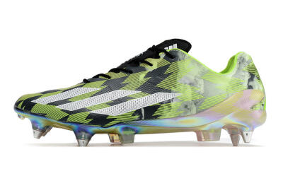 Adidas X Crazyfast Limited Edition SG Low-Tops Soccer Cleats - White/Yellow/Orange/Black