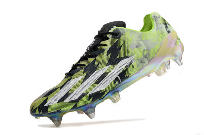 Adidas X Crazyfast Limited Edition SG Low-Tops Soccer Cleats - White/Yellow/Orange/Black