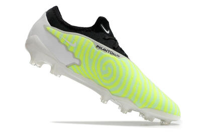 Nike React Phantom GX Academy FG Low-Tops Soccer Cleats - Yellow/Black/White