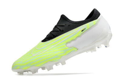 Nike React Phantom GX Academy FG Low-Tops Soccer Cleats - Yellow/Black/White