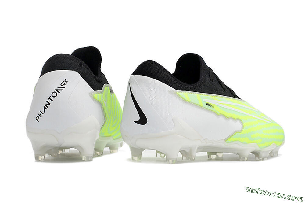Nike React Phantom GX Academy FG Low-Tops Soccer Cleats - Yellow/Black/White 6