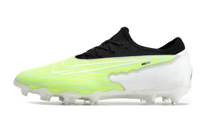 Nike React Phantom GX Academy FG Low-Tops Soccer Cleats - Yellow/Black/White