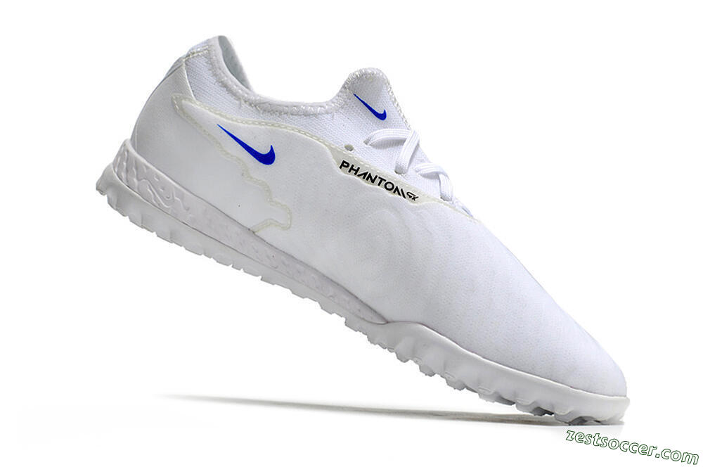 Nike React Phantom GX Pro TF Low-Tops Soccer Shoes - White/Gold/Black 4