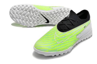 Nike React Phantom GX Pro TF Low-Tops Soccer Shoes - Green/Black/White