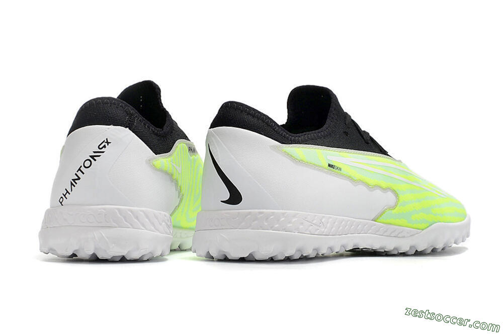 Nike React Phantom GX Pro TF Low-Tops Soccer Shoes - Green/Black/White 6