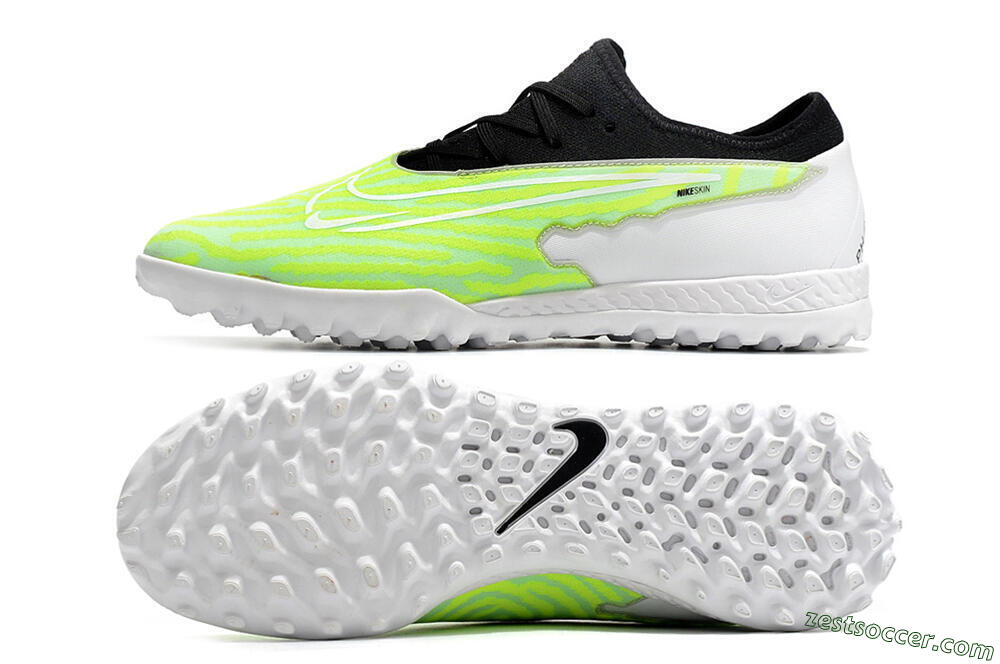Nike React Phantom GX Pro TF Low-Tops Soccer Shoes - Green/Black/White 1