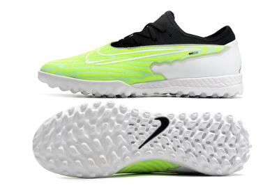 Nike React Phantom GX Pro TF Low-Tops Soccer Shoes - Green/Black/White