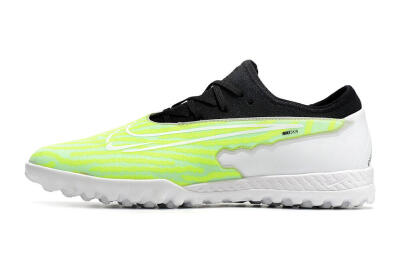 Nike React Phantom GX Pro TF Low-Tops Soccer Shoes - Green/Black/White