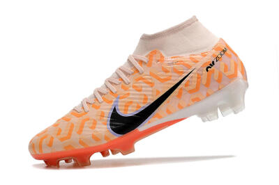 Nike Air Zoom Mercurial Superfly 9 Academy FG High-Tops Soccer Cleats - Orange/Black/Purple
