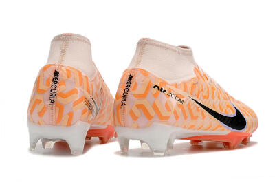 Nike Air Zoom Mercurial Superfly 9 Academy FG High-Tops Soccer Cleats - Orange/Black/Purple