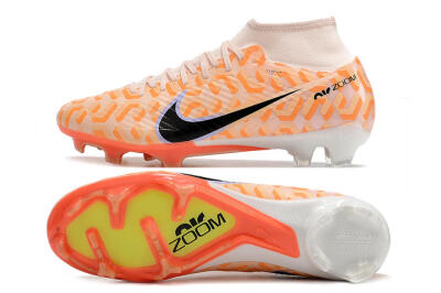 Nike Air Zoom Mercurial Superfly 9 Academy FG High-Tops Soccer Cleats - Orange/Black/Purple