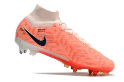 Nike Air Zoom Mercurial Superfly 9 Elite SG Low-Tops Soccer Cleats - Orange/Black/Purple