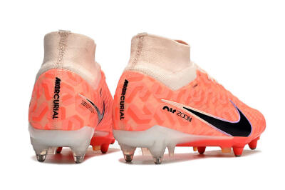 Nike Air Zoom Mercurial Superfly 9 Elite SG Low-Tops Soccer Cleats - Orange/Black/Purple