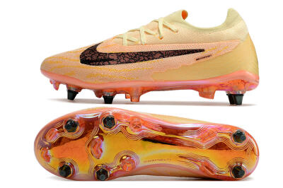 Nike Phantom GX Elite SG Low-Tops Soccer Cleats - Yellow/Black/Orange