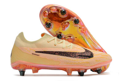 Nike Phantom GX Elite SG Low-Tops Soccer Cleats - Yellow/Black/Orange