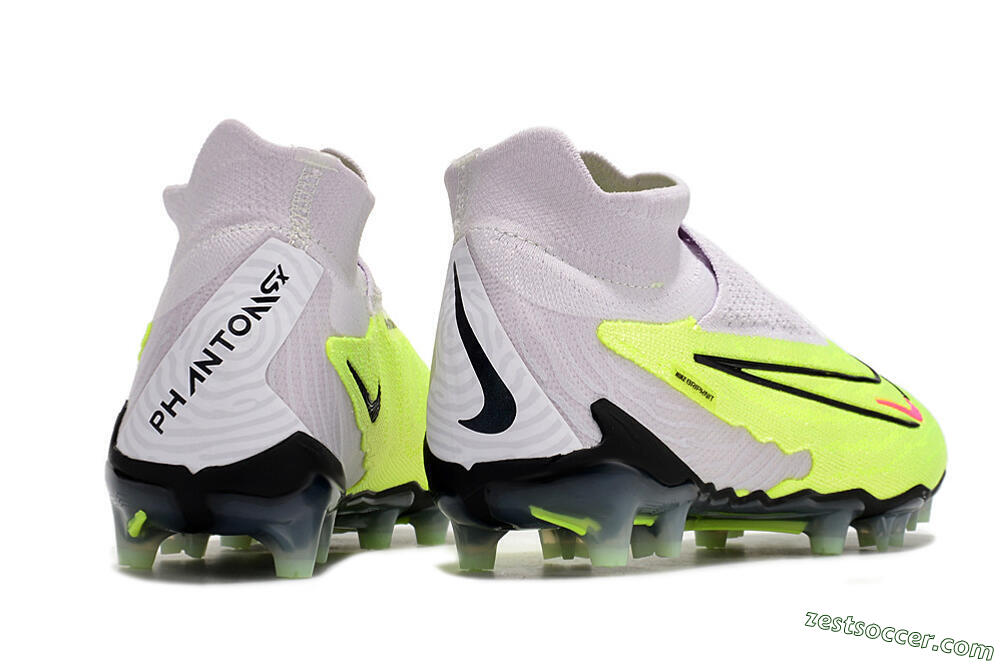 Nike Phantom GX Elite DF FG High-Tops Soccer Cleats - Green/Black/White 6