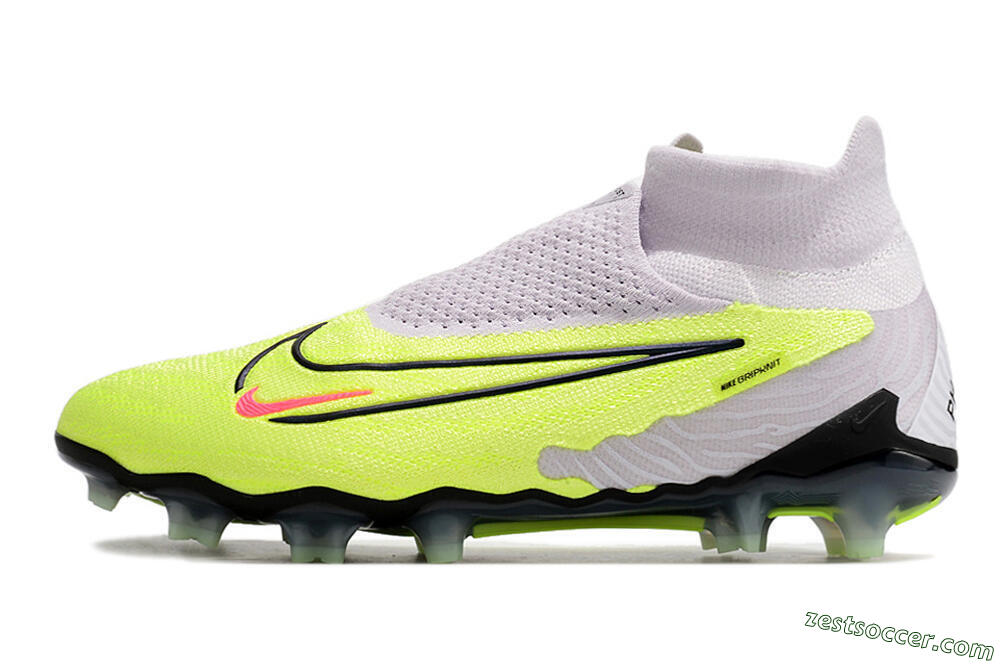 Nike Phantom GX Elite DF FG High-Tops Soccer Cleats - Green/Black/White 2