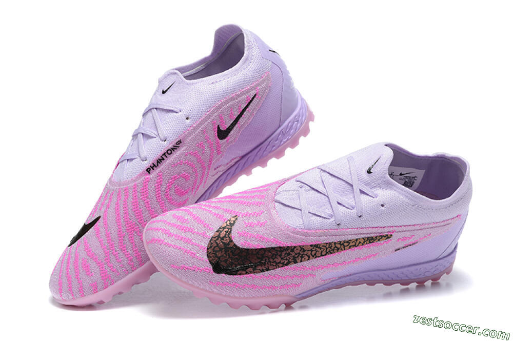 Nike Phantom GX Elite TF Low-Tops Soccer Shoes - Purple/Pink/Black 5