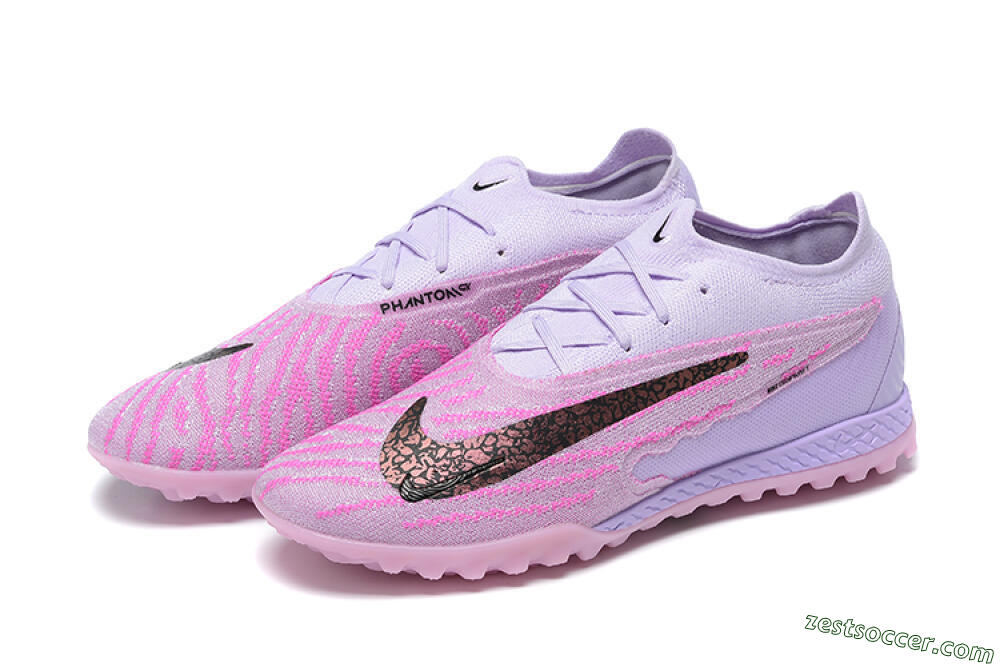 Nike Phantom GX Elite TF Low-Tops Soccer Shoes - Purple/Pink/Black 9