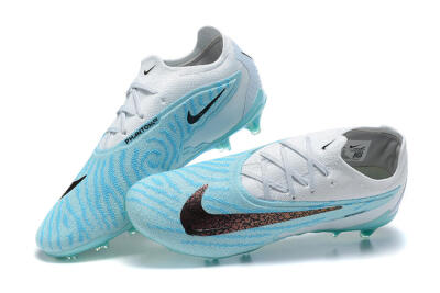 Nike Phantom GX Elite FG Low-Tops Soccer Cleats - Blue/Black/White