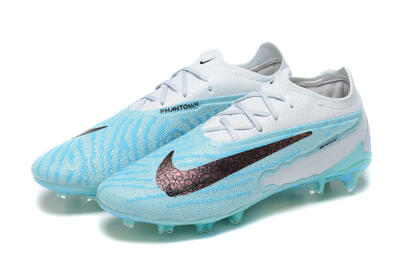 Nike Phantom GX Elite FG Low-Tops Soccer Cleats - Blue/Black/White