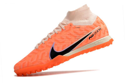 Nike Air Zoom Mercurial Superfly 9 Elite TF High-Tops Soccer Shoes - Pink/Black/Purple