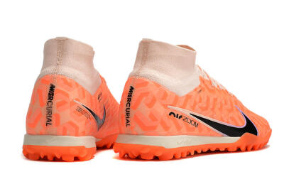 Nike Air Zoom Mercurial Superfly 9 Elite TF High-Tops Soccer Shoes - Pink/Black/Purple