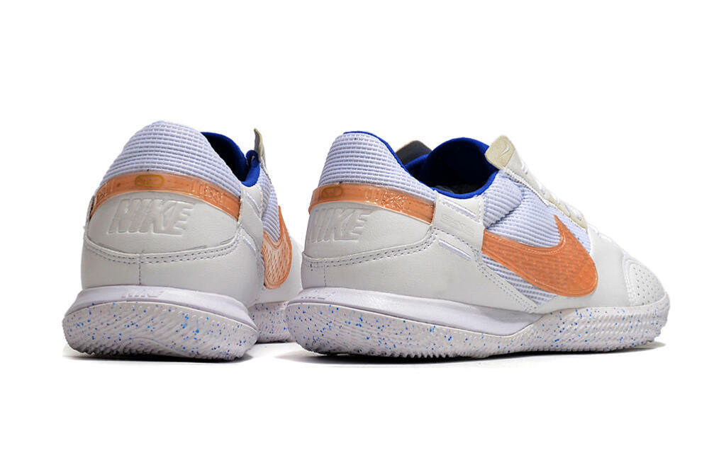 Nike Street Gato IC Low-Tops Soccer Shoes - White/Pink/Blue 6