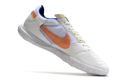 Nike Street Gato IC Low-Tops Soccer Shoes - White/Pink/Blue