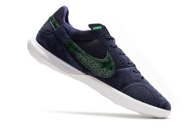 Nike Street Gato IC Low-Tops Soccer Shoes - Blue/Black/Green