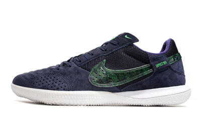 Nike Street Gato IC Low-Tops Soccer Shoes - Blue/Black/Green