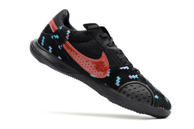 Nike Street Gato IC Low-Tops Soccer Shoes - Black/Blue/Red