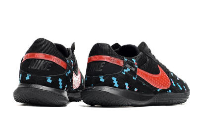 Nike Street Gato IC Low-Tops Soccer Shoes - Black/Blue/Red